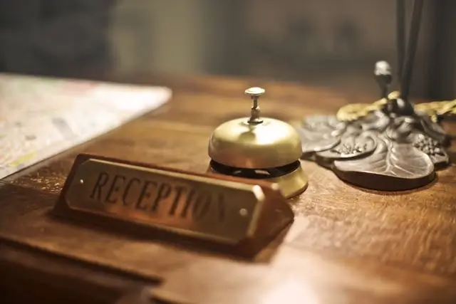 reception bell linking to services page